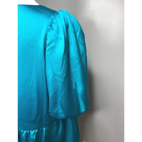 Lilly Pulitzer Blakelynn Elbow Sleeve Top Blue Rhapsody Size 6 - Picture 7 of 16